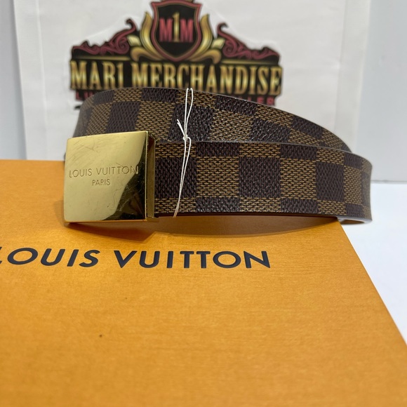 Louis Vuitton Belt in Damier Ebene size 28/70. Made in Spain. With box - Picture 4 of 8